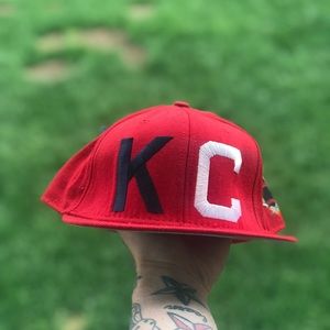 Vintage Kansas City Monarch baseball hat.